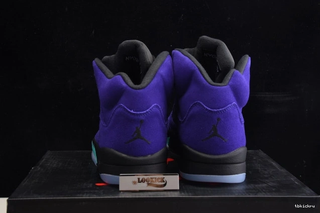Reps TBkick Jordan Alternate 136027-500 Retro 5 Grape Air 0814